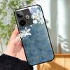 Для Realme GT7 5G Чехол Роскошный Чехол с Рисунком Закаленное Стекло Чехол для Телефона Для Realme GT 7 Fundas Жесткий PC Ударопрочный Корпус Бампер