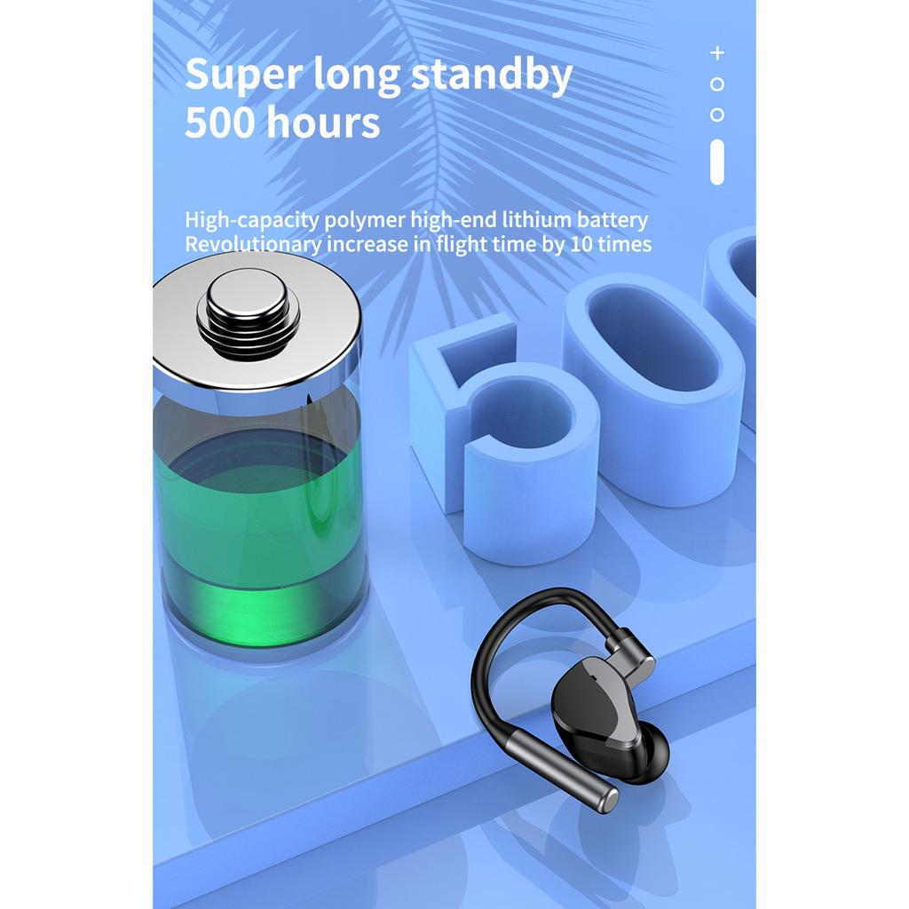 Беспроводные наушники L15 Стереогарнитура Совместимая с Bluetooth 5.2 Водонепроницаемая Гарнитура с Микрофоном на Заушине Заушина