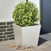 VidaXL Planters 2 Pcs 40x40x40 Cm Stainless Steel, Outdoor Planter, Flower Box, Garden Box, Planter 851061