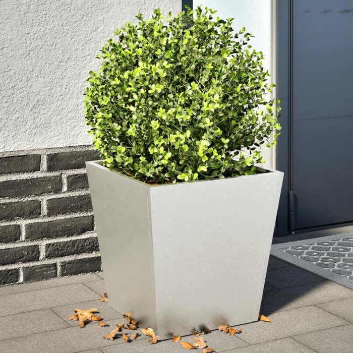 VidaXL Planters 2 Pcs 40x40x40 Cm Stainless Steel, Outdoor Planter, Flower Box, Garden Box, Planter 851061