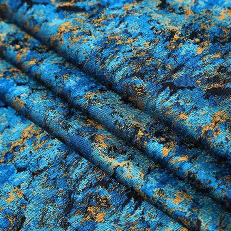 100*150 см жаккардовая парча звездное небо масляная живопись ткань для поделок сумки своими руками одежда ручная работа ремесло обивочная ткань