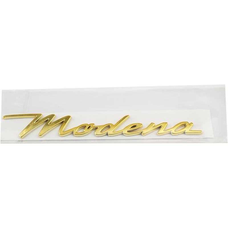 Car Rear Trunk Letters Words Logo Badge Emblem Decals Sticker For Modena Levante Quattroporte Ghibli Accessories