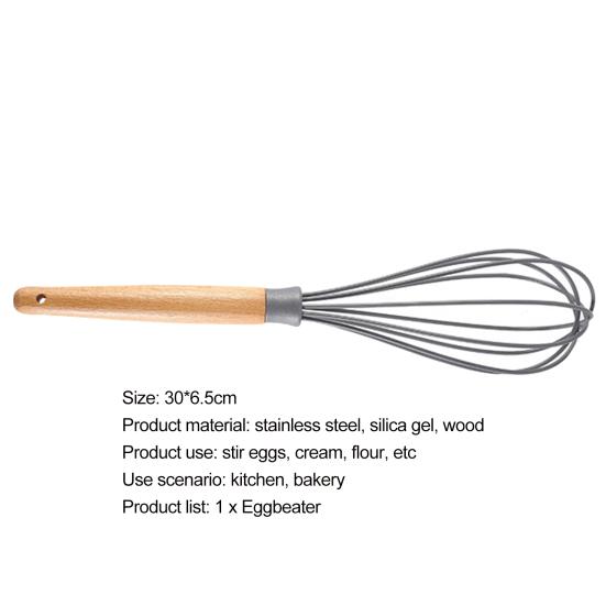 Миксер для яиц, термостойкий ручной миксер, полезная удобная ручка, венчик, кухонный инструмент