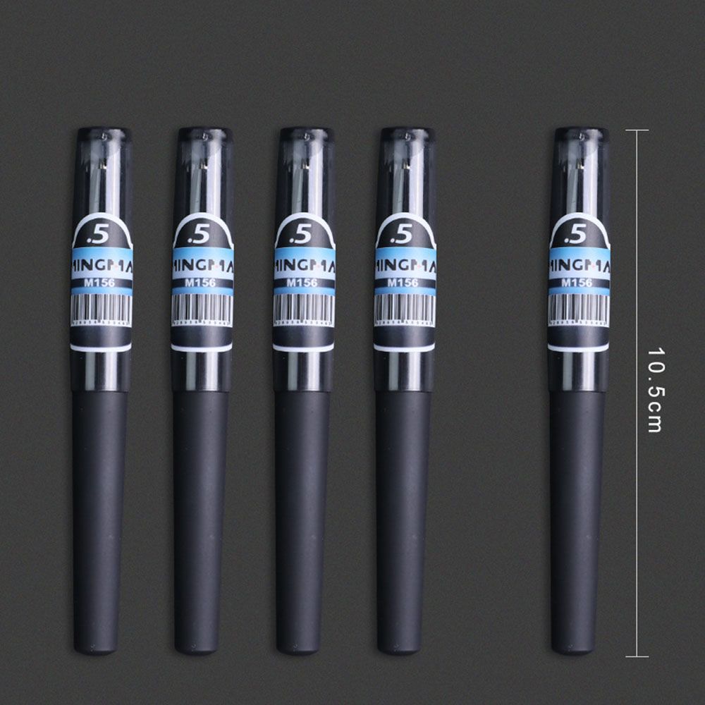 5PCS Large Capacity 0.5mm Portable Ultra Mini Pocket Pen Gel Pen