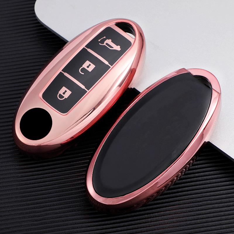 Новый мягкий чехол для ключей из ТПУ для Nissan Qashqai X-Trail T32 T31 Juke J10 J11 Kicks Tiida Pathfinder Note для Infiniti