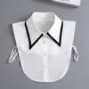 New Lapel Fake Collar Vintage Detachable Shirt Collar for Women Blouse Sweater False Collar Lapel Top Neckwear Ties Accesory