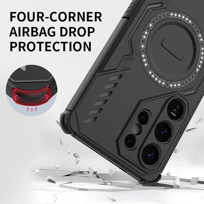 Anti-Drop Shock Proof Case for Samsung Galaxy S26 Ultra S25 FE A17 5G S26 Plus A56 A36 A16 A55 A35 A15 Magnetic Hard Cover