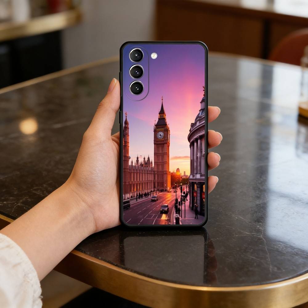 L-Лондон B-Большой B-Бен Чехол для Samsung Galaxy S21 S25 FE S24 S23 Ultra S20 S9 S22 Plus S10 ТПУ Чехол
