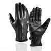 Cycling Gloves Men's Winter Plus Velvet Warm Touch Screen Korean Version of Cycling Waterproof Windproof Sports Outdoor Gloves PU