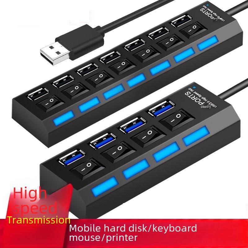 Многофункциональный USB-концентратор и разветвитель для расширения ноутбука