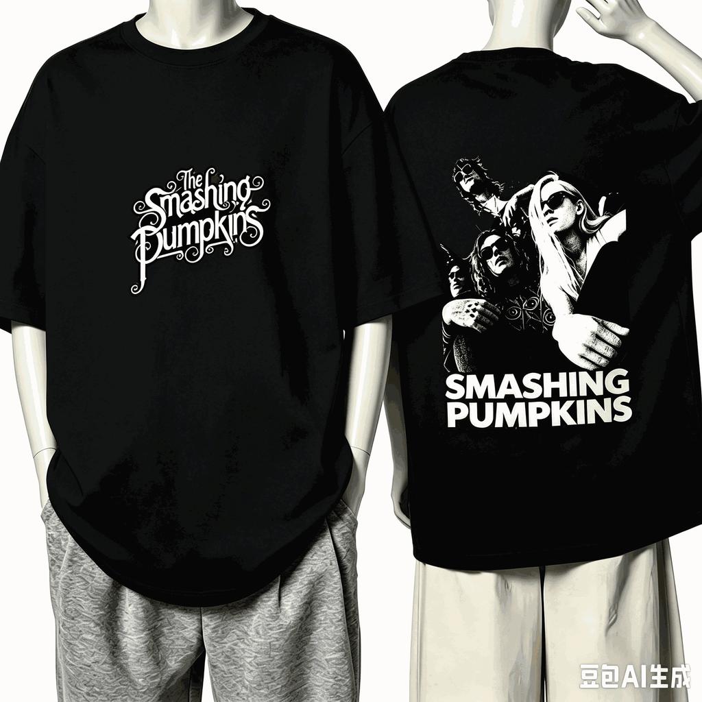 Smashing Pumpkins For Fan Gift Tshirt Unisex Unisex Harajuku Oversized Unisex Short Sleeve Streetwear High Quality Couples Classic
