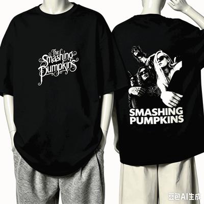 Smashing Pumpkins For Fan Gift Tshirt Unisex Unisex Harajuku Oversized Unisex Short Sleeve Streetwear High Quality Couples Classic
