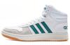 Кроссовки Hoops 2.0 Mid 'Белый Зеленый' EE7385