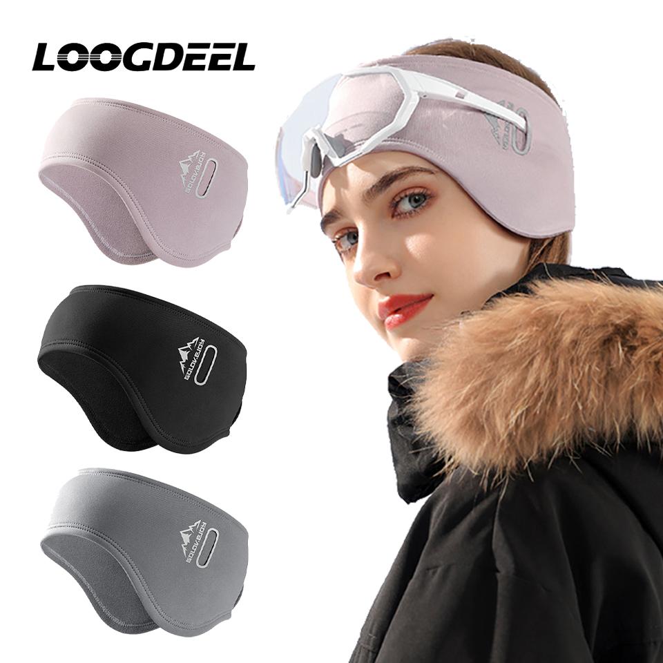 Loogdeel Ушная повязка для холодной погоды Лыжная повязка на лоб Нескользящие повязки на голову Термобандана Аксессуары для головных уборов Мужская Женская Зимняя повязка на голову Высокое качество