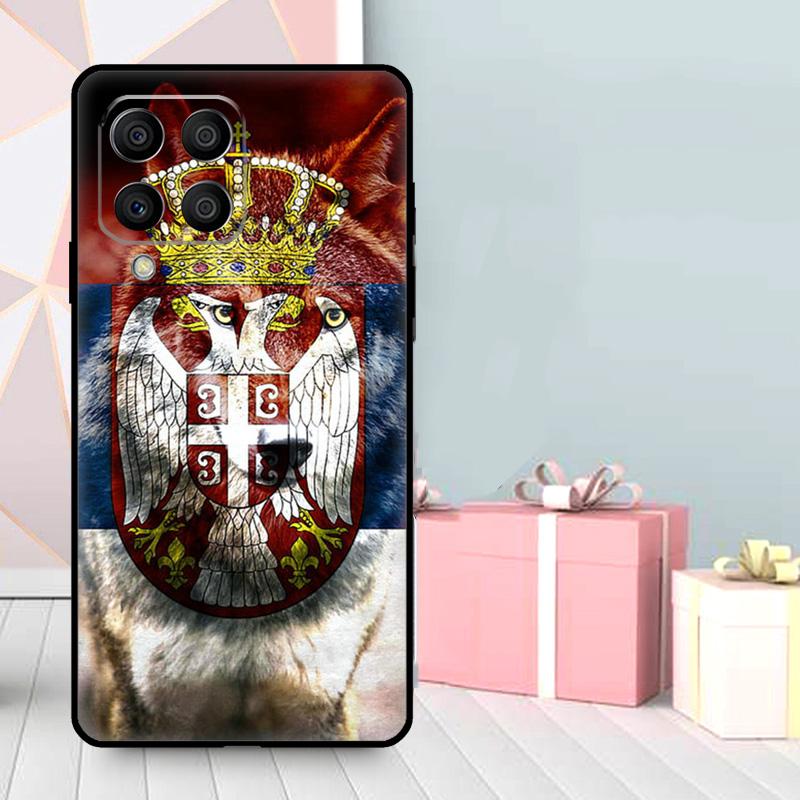 Флаг Сербии Сербский Чехол Для Samsung Galaxy M56 M52 M32 M53 M16 M11 M21 M31 M35 M12 M13 M14 M15 M36 M55 M34 M54
