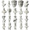 Celebrities Desktop Ornament Gypsum Bust Portraits Plaster Statue Greek Mythology Famous Sculpture