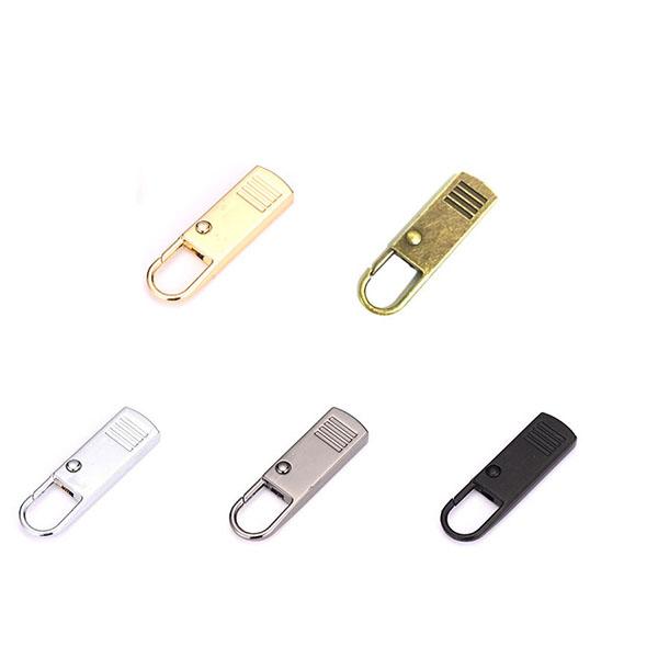 5PCS DIY Sewing Metal Zip Detachable Replacement Tab Zipper New Sewing Accessories Clothing Bag