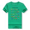 Types of Dinosaurs Alphabet AZ ABC Dino Identification TShirt Cute TRex Dinosaur Lover Graphic Tee Tops Lovely Gifts for Son