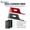 For Kia Sportage 2022 2023 2024 2025 Real Soft Carbon Fiber Sticker LHD RHD Car Center Console Side Outlet Panel Accessories