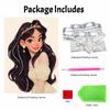 Disney Princess Jasmine Pearl Painting Handmade Pearl Kit Home Decoration Painting