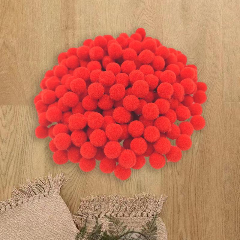 Детские игрушки Мягкие аксессуары Многоцветный 10/15 мм Свадебный декор Швейное ремесло Материал ручной работы Сделай сам Пушистые украшения Помпон Плюшевый шар Помпоны Аксессуары