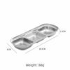 1/2/3/4 Grids Condiment Tray Seasoning Container Divided Sauce Tray BBQ Sauce Plate  Kitchen
