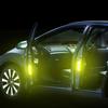 Светоотражающие полосы для открывания автомобиля Предупреждающие наклейки Предупреждающий знак на бампере двери автомобиля Ночное вождение Безопасность Декор Светящиеся наклейки для автомобиля