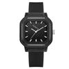Модные и простые студенческие часы Jelly Watch Square Водонепроницаемые повседневные женские кварцевые часы с силиконовым ремешком для поездок на работу