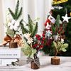 Christmas Table Decoration Miniature Pine Tree  for Home Wall Door