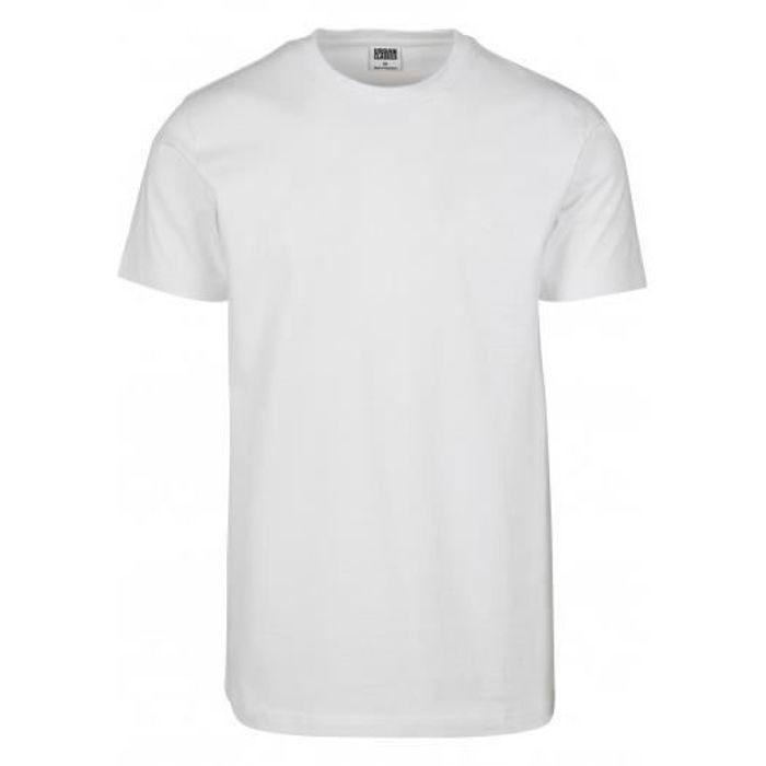 T-shirt basique - URBAN CLASSICS - Blanc - 100% coton - Manches courtes - Homme