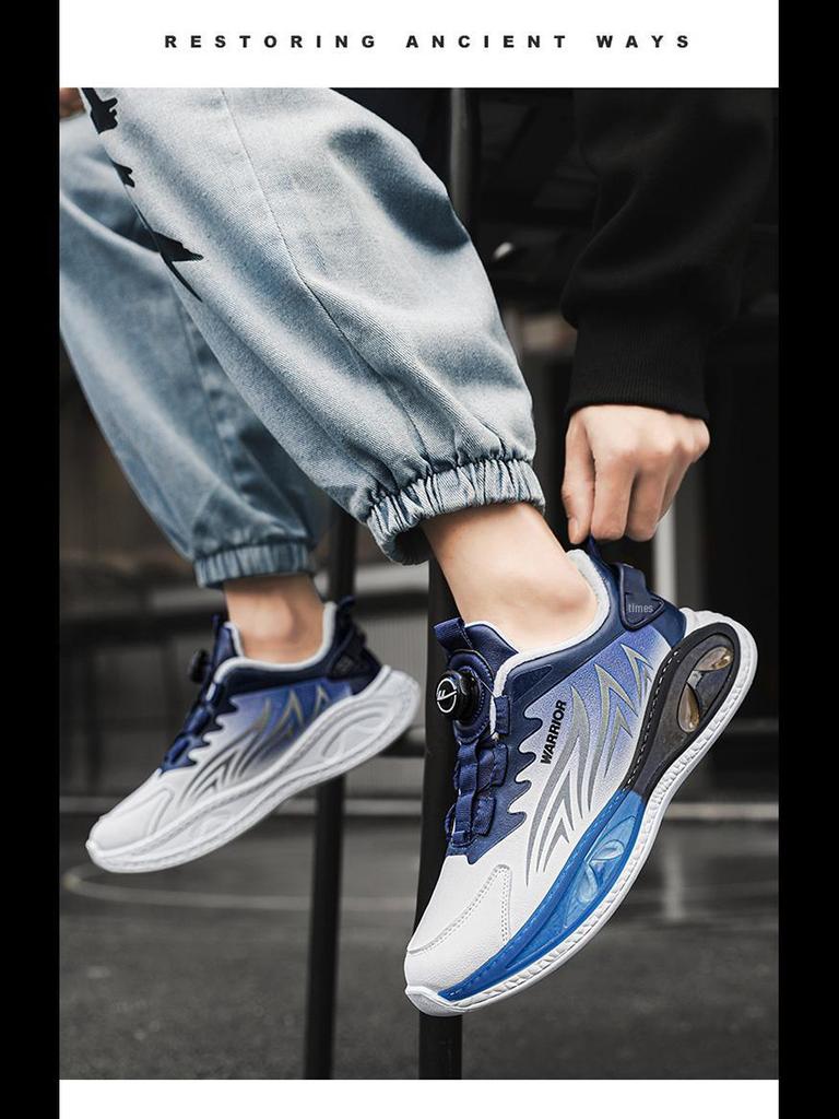 Мужские зимние кроссовки Warrior с водонепроницаемым нескользящим покрытием и подкладкой из бархата и хлопка