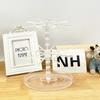 Plastic Jewelry Display Rack Rotatable Bracelet Stand New Keychain Storage Rack  Desktop Use