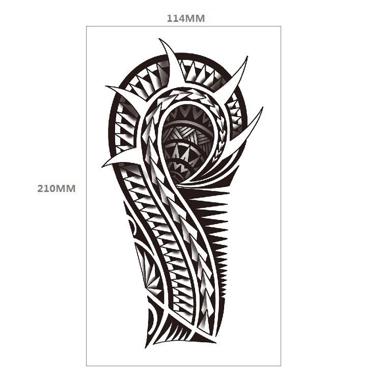 Лев Тигр Темная Рука Половина Руки Водная Переводная Татуировка Набор Наклейка Татуировки