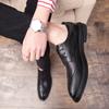 Men Casual Shoes Lace Up Male Dress Shoes Fashional Men Business Breathable Round Toe Casual Shoe Outdoor Leather Shoes Big Size