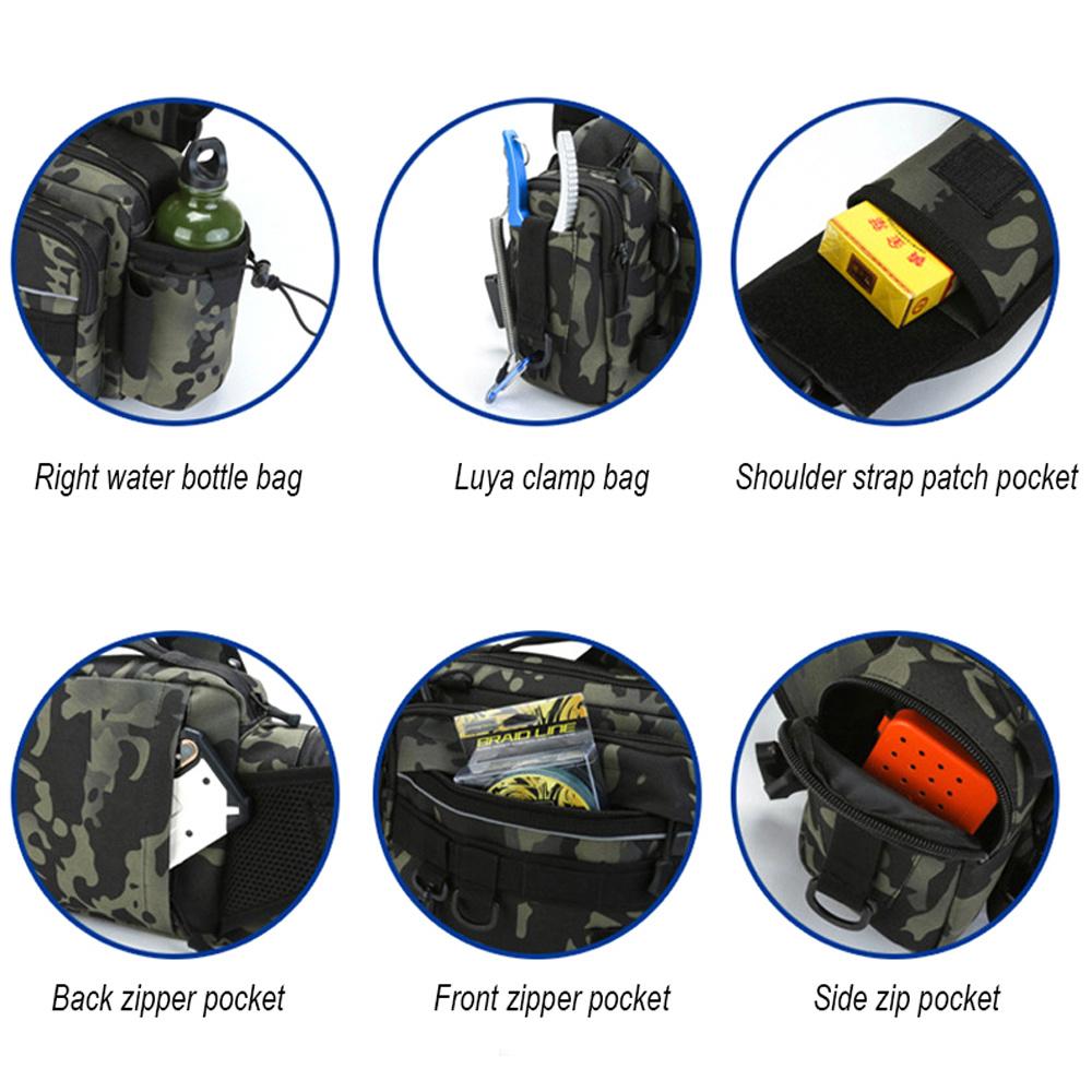 Многофункциональная поясная сумка для улицы, рыболовные приманки, универсальная сумка для хранения рыболовных снастей, сумка через плечо на одно плечо