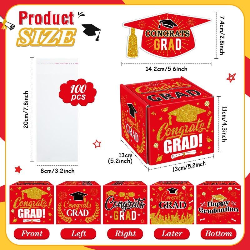 1PACK Graduation Season Cash Draw Box Party Decoration Graduation Gift Advanced Sense Surprise Draw Gift Box