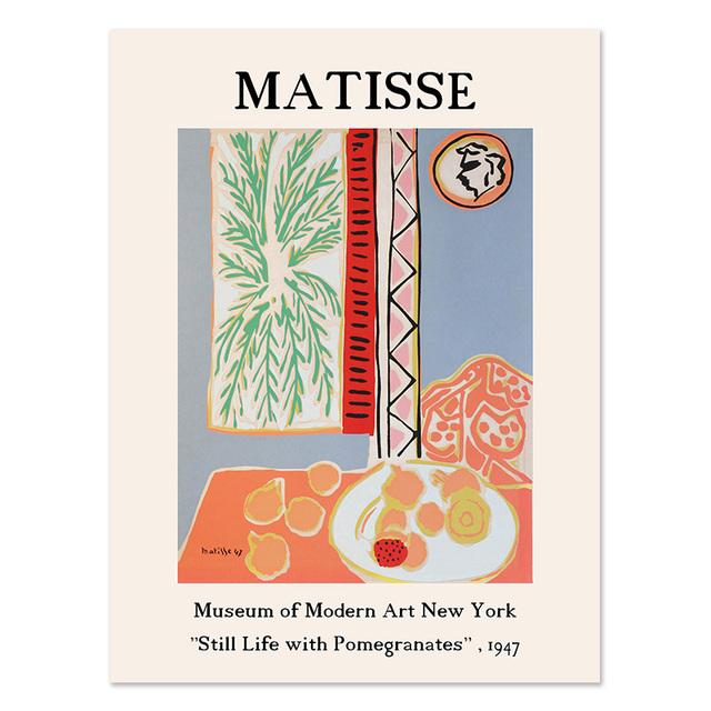Vintage Henri Matisse Retro Posters Prints Abstract Wall Art Landscape Canvas Painting Gallery Pictures Living Room Home Decor