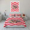 "Penguin Hockey Christmas Sweater Design" Print Bedding Set Duvet Cover Pillowcases (1* Duvet Cover 2* Pillowcases Do Not Include Comforter)