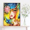 Modern Fashion Woman Picture Prints On Canvas Girl Room Decoration Poster Paintings for Interior Frameless Wall Art