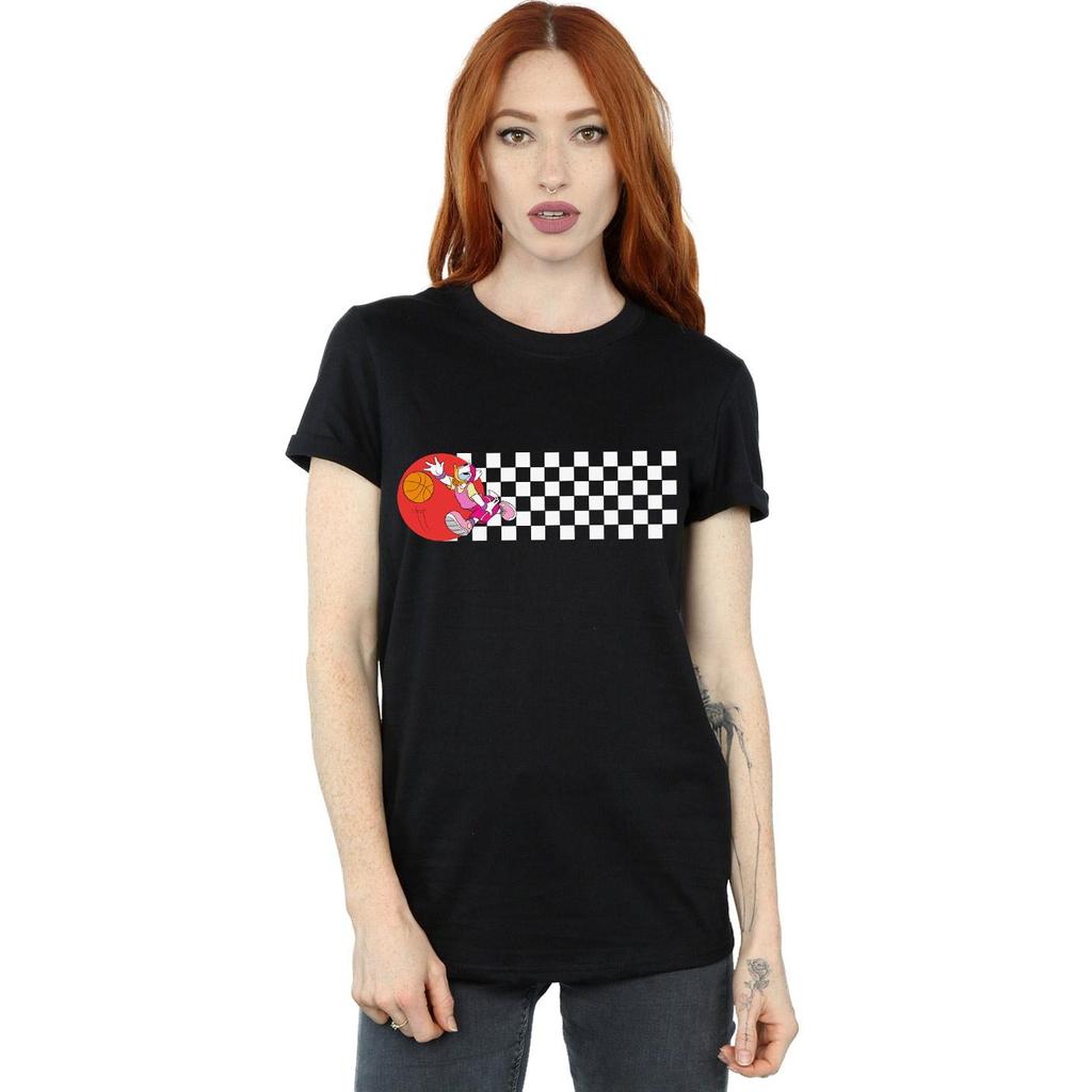 Disney Womens/Ladies Daisy Duck Dribbling Cotton Boyfriend T-Shirt