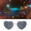 Stars Effects Glasses Watch Lights Change To Love Heart Shape Night Diffraction Eyewear Fashion Party Magic Sunglasses Women Men