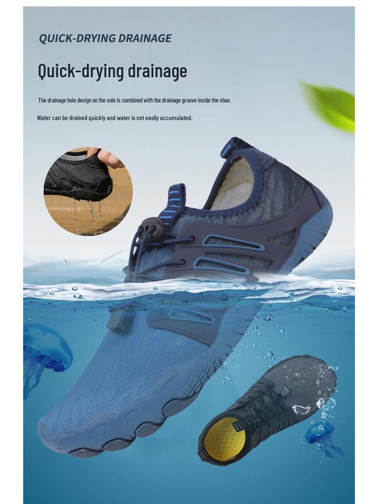 Cross-Border Outdoor Five-Finger Shoes: Perfect for Couples' Beach, Swimming, Hiking, and Fitness Adventures.