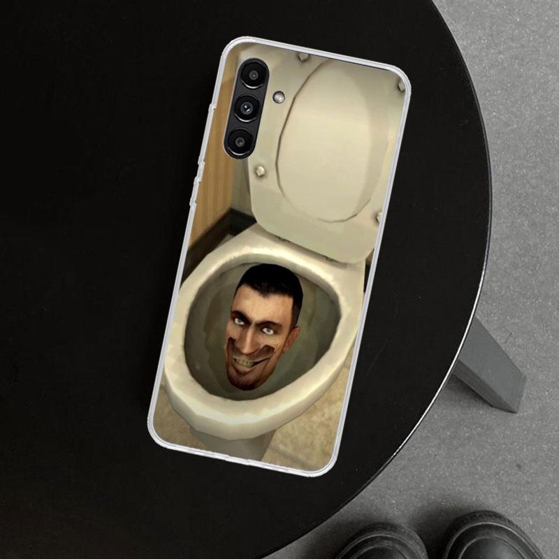 S-Skibidi Toilet Mobile Cell Phone Case Cover for Samsung Galaxy A17 A16 A26 A36 A56 A57 A37 A15 A25 A35 A55 A14 A24 A34 A54 A13