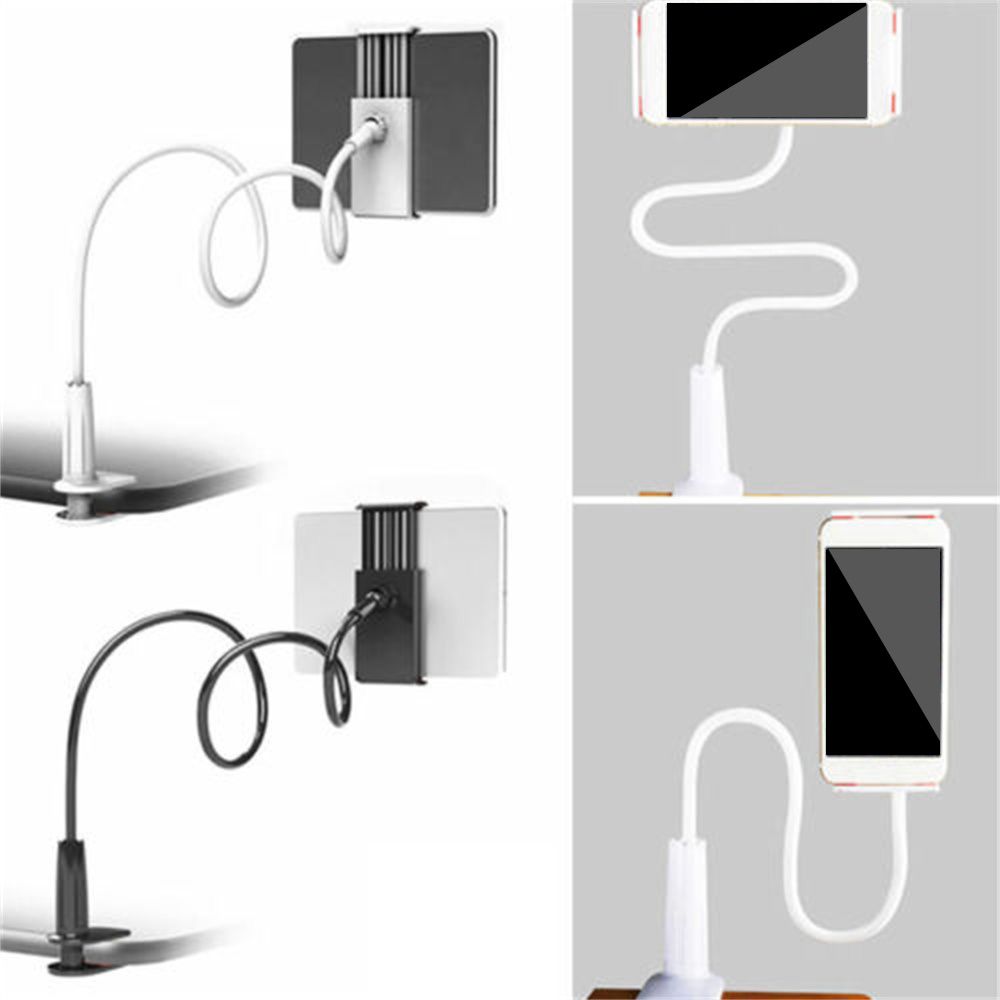 Universal Arm Bracket Mount Clamp Cellphone Clip Mobile Phone Holder Bed Desk Lazy Stand