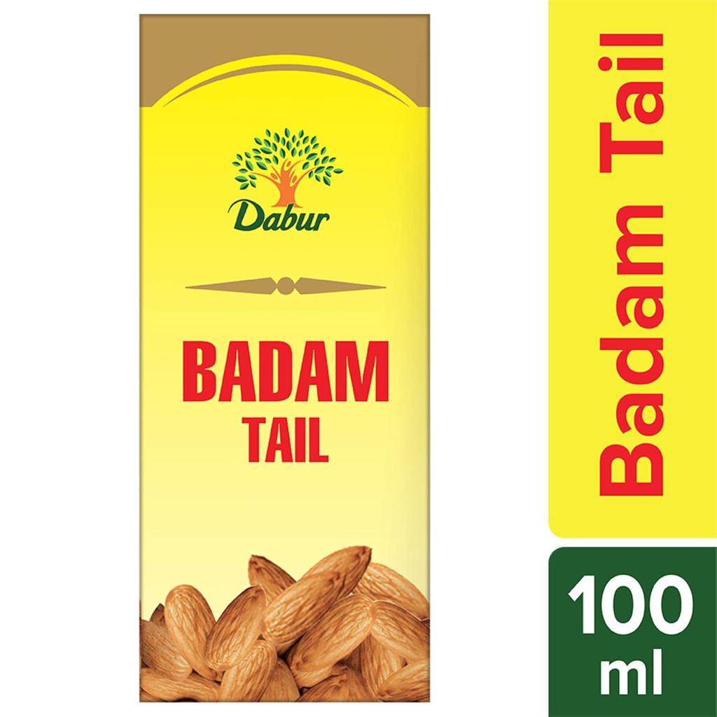 Dabur Badam Tail Sweet Almond Oil 100ml For Healthy Skin Hair Body Vitamin E Boost