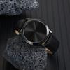 BUREI Analog Quartz Leather Makes a Great Gift Men's Watch, Waterproof, Popular, Simple, Stylish, Business, Casual, Strap,