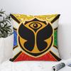 Tomorrowlandd Flag Pillowcase Polyester Cushion Cover Decorative Music Festival Throw Pillow Case Cover Home Square 18'