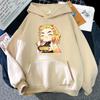 Demon Slayer Anime Harajuku Hoodies Women Rengoku Kyoujurou Hoodies Clothes Kimetsu No Yaiba Mugen Train Sweatshirt