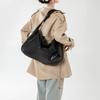 Soft Leather Large-capacity Black Dumpling Bag Women's New Retro High-end Lazy Wind Cloud Bag Shoulder Bag