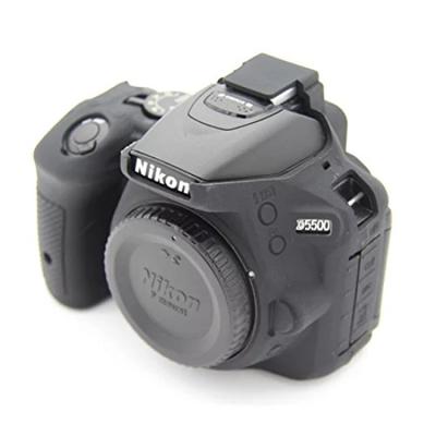 Kinokoo NIKON Цифровая зеркальная камера D5500 D5600 Силиконовый чехол Чехол для камеры Крышка камеры (черный)